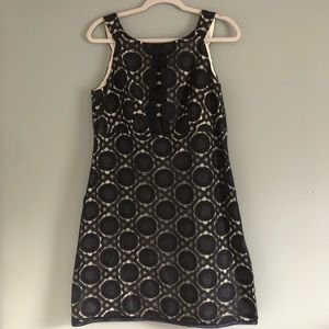 Phoebe Couture Silk Black Overlay Lace Dress 12